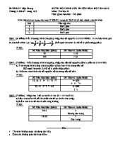 Đề thi học sinh giỏi huyện Tin học lớp 8 - Năm học 2014-2015 - Phòng GD & ĐT Long Mỹ
